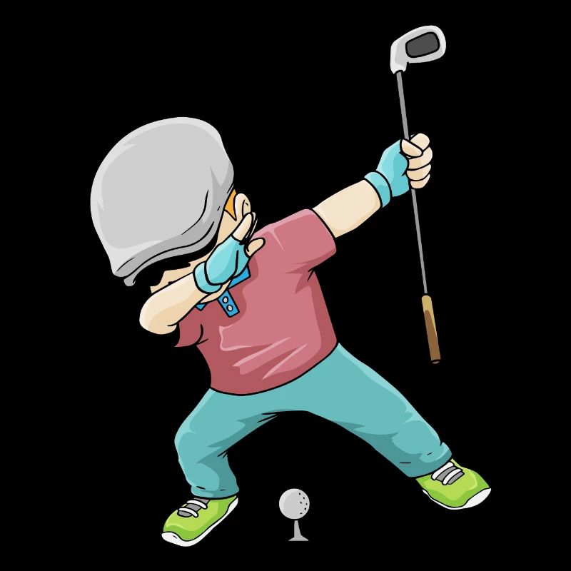 Dab Golf Polka dot Golf Golfer