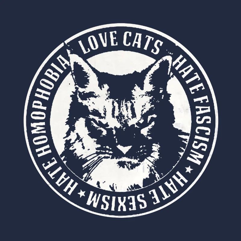 Cat hate fashism