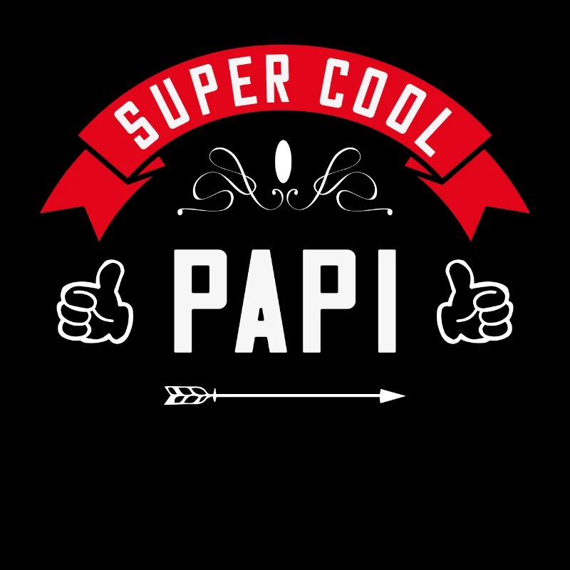 Super cool papi - T shirt papi fête grand-pères