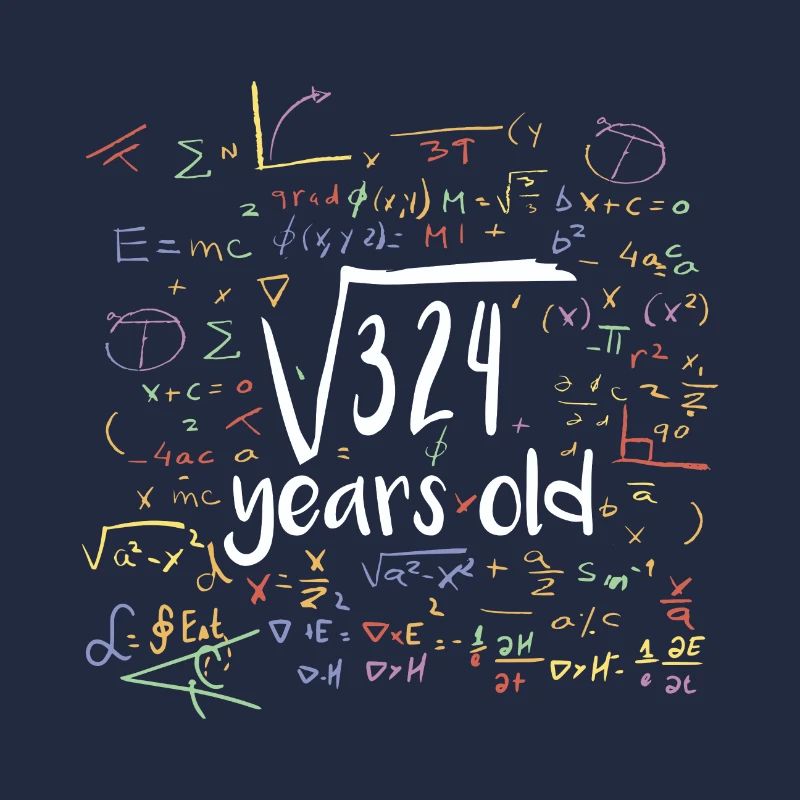 18e anniversaire - racine de 324