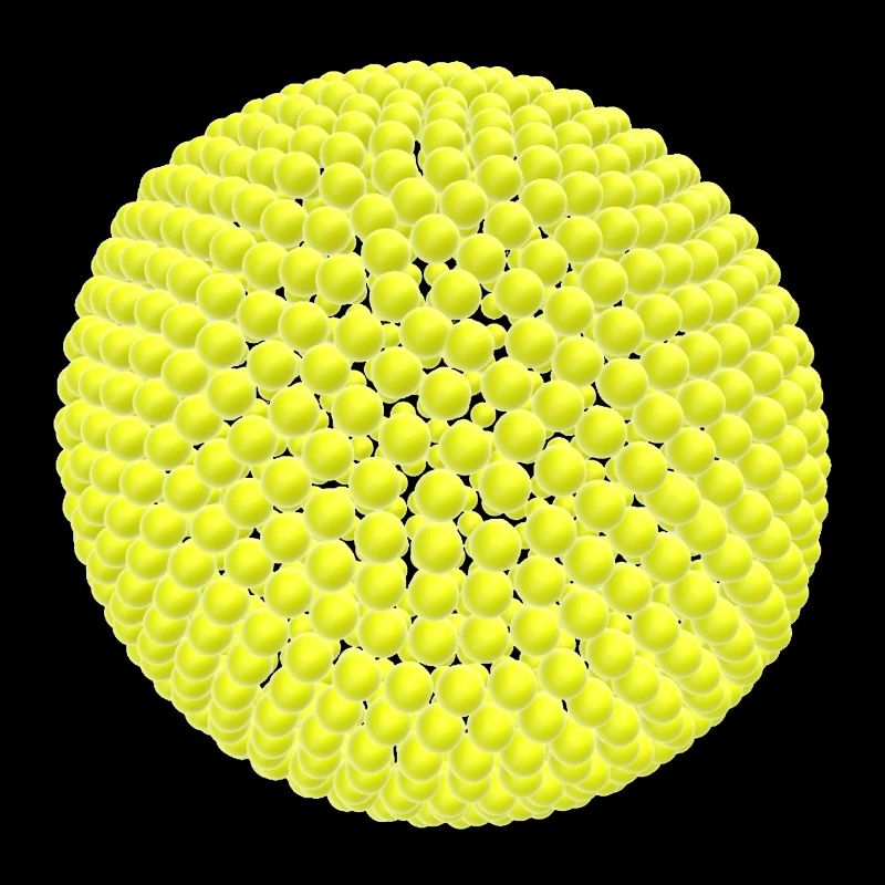 Yellow balls as a ball