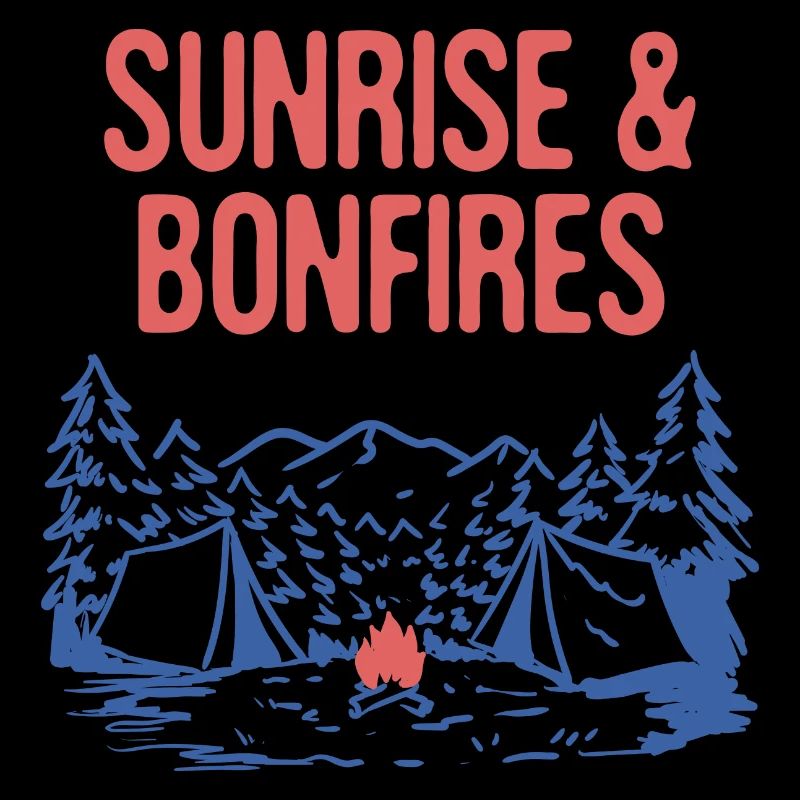Sunrise & Bonfires Camping Camping Camping d’été Tropical