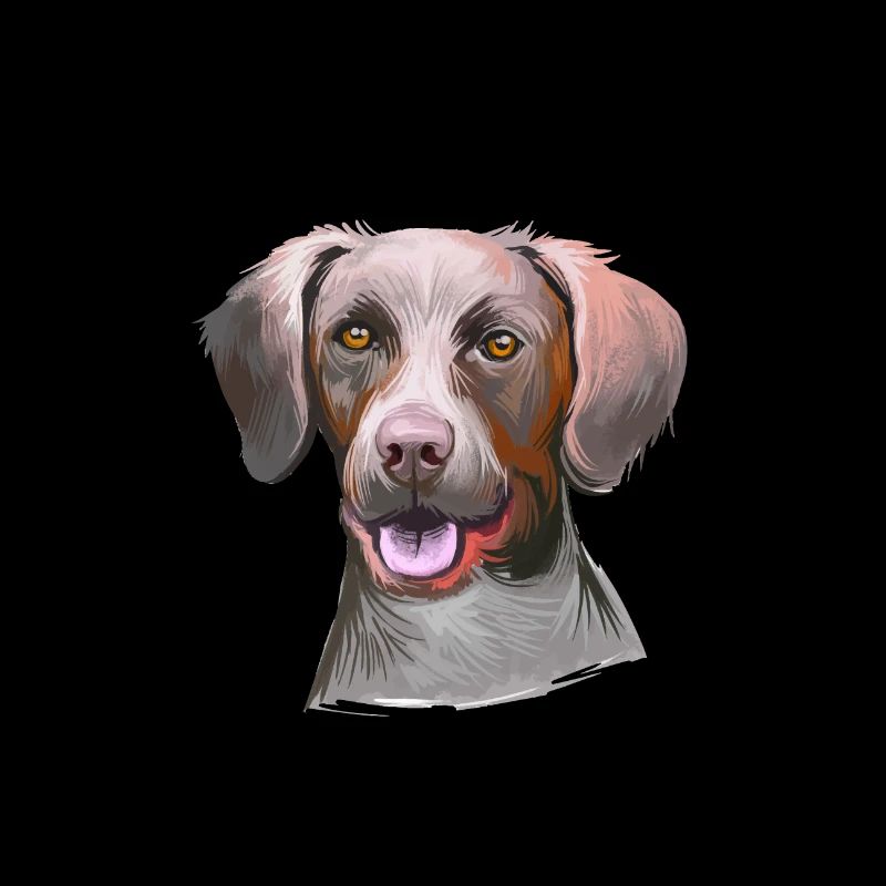 Pointer Dog Aquarell Skizze Illustration