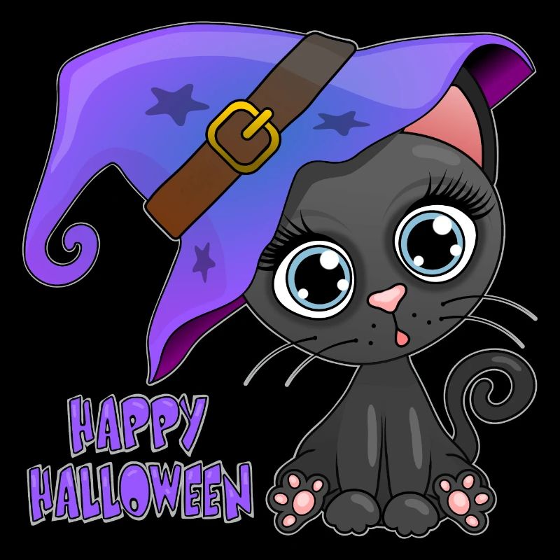 Adorable chaton d'Halloween