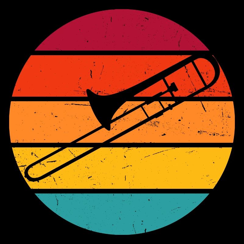 Posaunist Posaune Damen Blechbläser Trombone