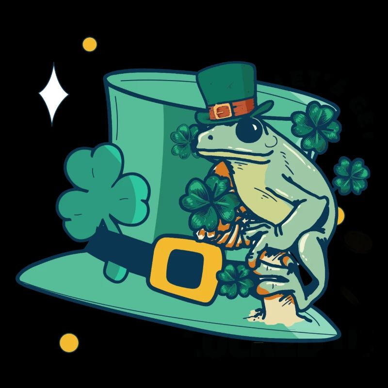 Hat Frog Lucky Charm Quark Amphibians Gift