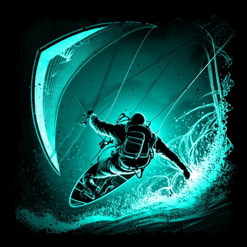 Le kitesurf demande de l’endurance et de l’habileté