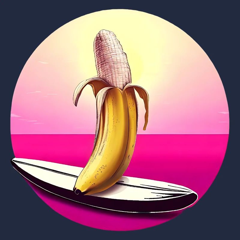 Surf Banana Sunset