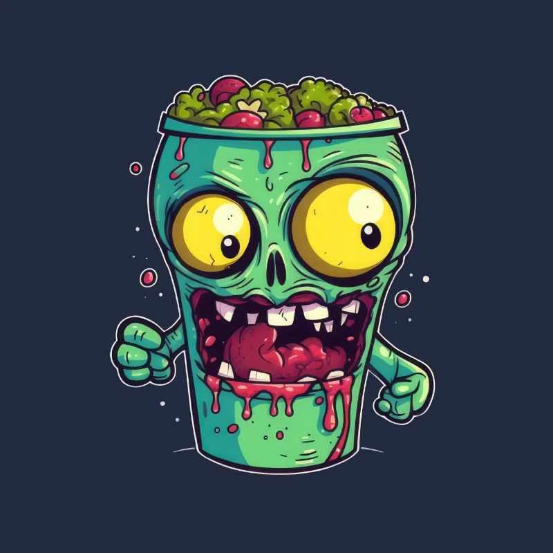 Halloween coffee mug - creepy coffee mug