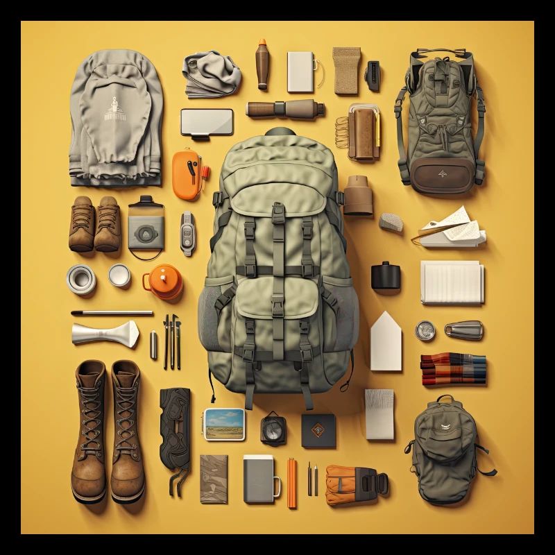 Everything I need for hiking