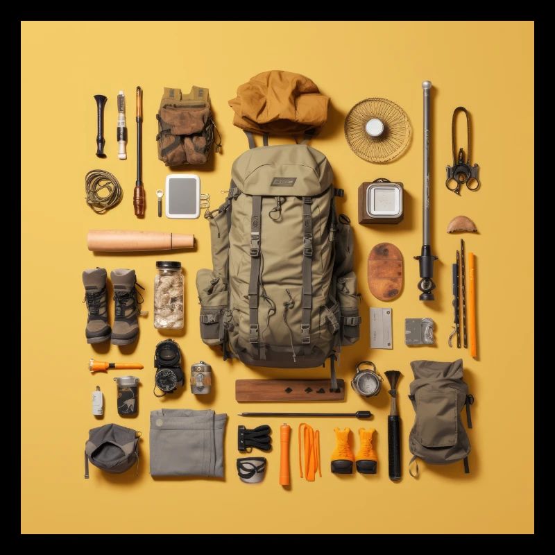 Everything I need for hiking