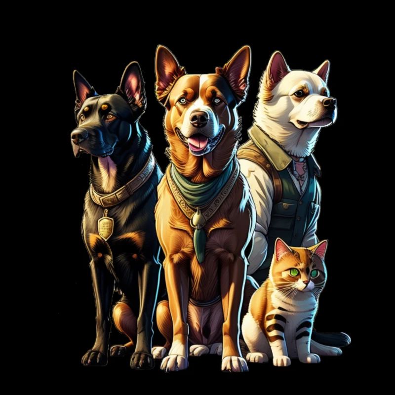 Dogs and cats