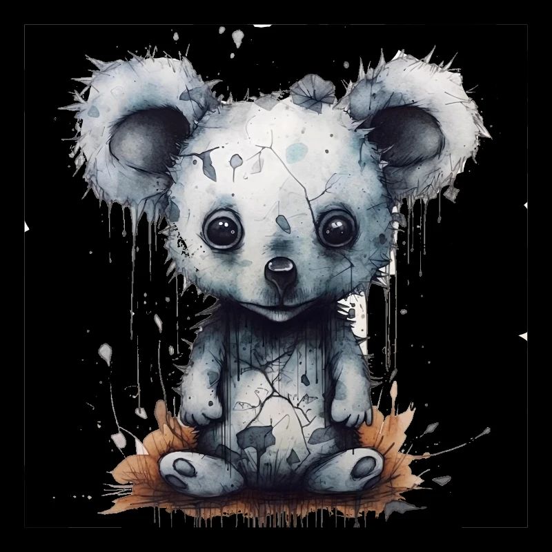 Koala mignon et triste