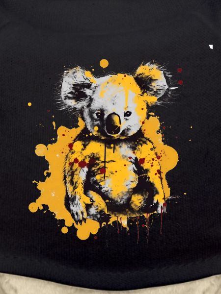 Koala in Farbklecksen