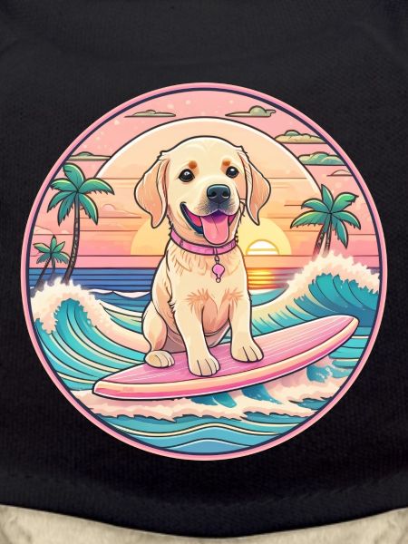 Labrador Retriever Surfer