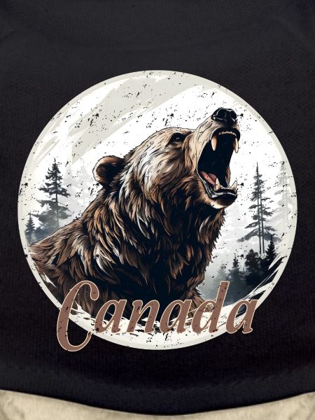Canadian Grizzly retro style