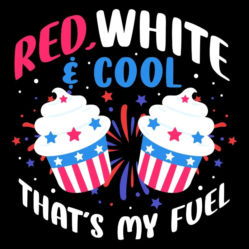 Rouge, Blanc et cool C’est mon carburant