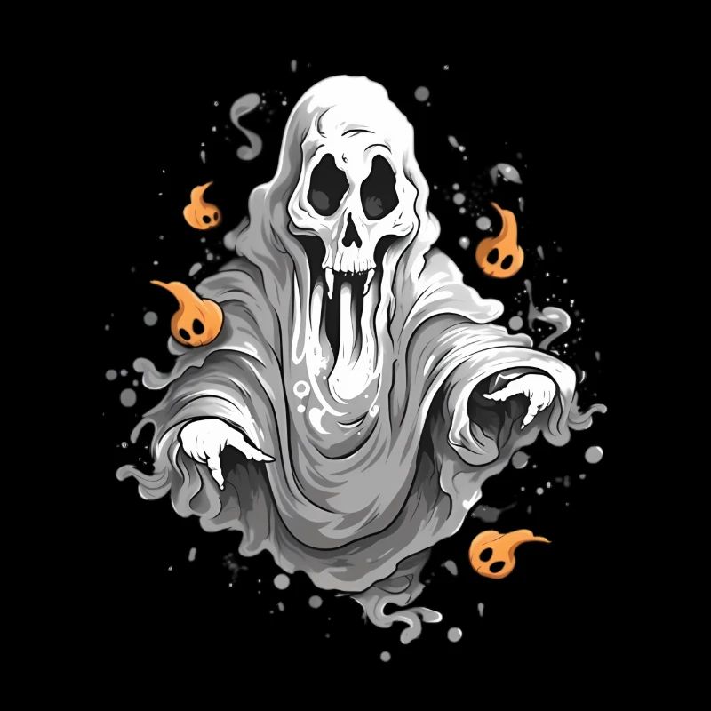 Halloween Geist Süßes Saueres Verkleidung