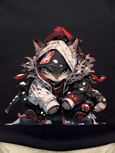 cute samurai cat