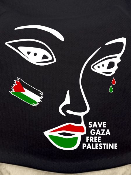 Free palestine frau