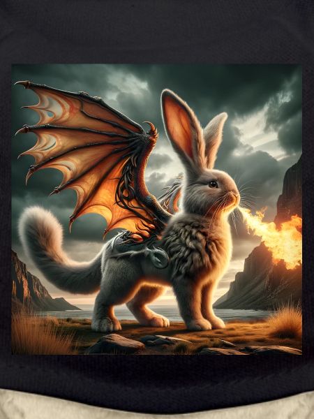 Feuerspeiender Hase Drache #03