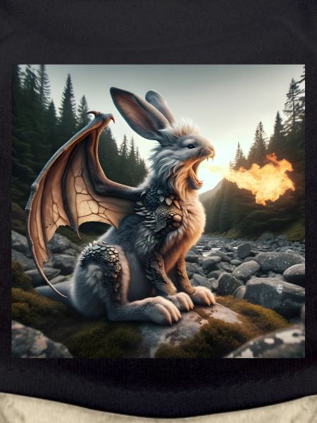 Feuerspeiender Hase Drache #25