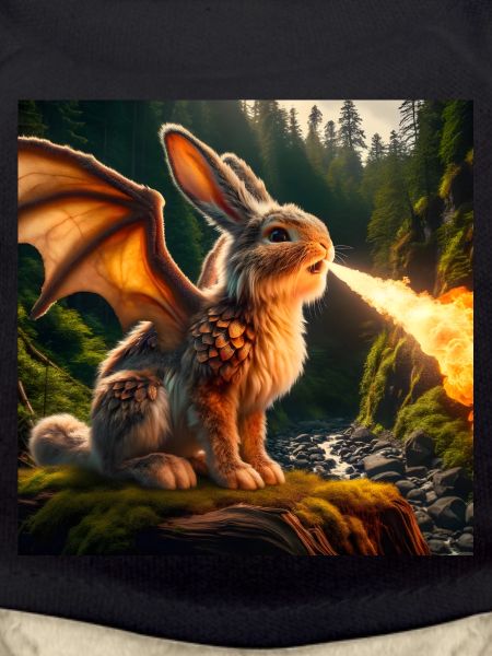 Feuerspeiender Hase Drache #22