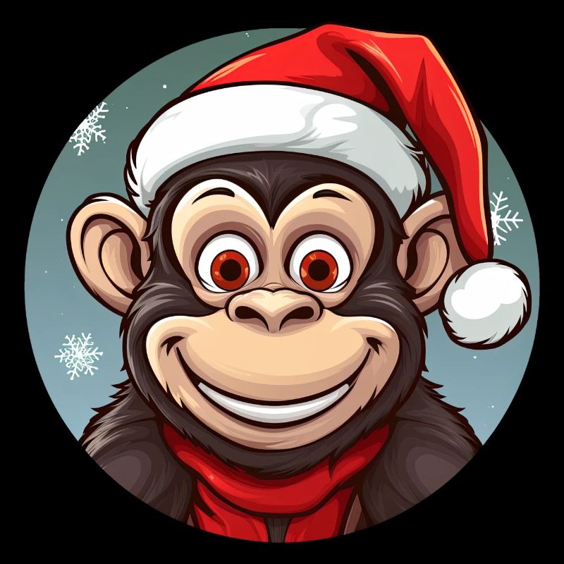 Affen Weihnachten