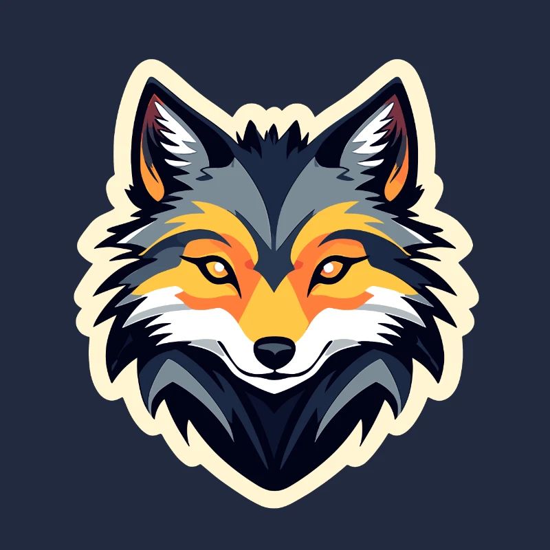 Wolf Zeichnung