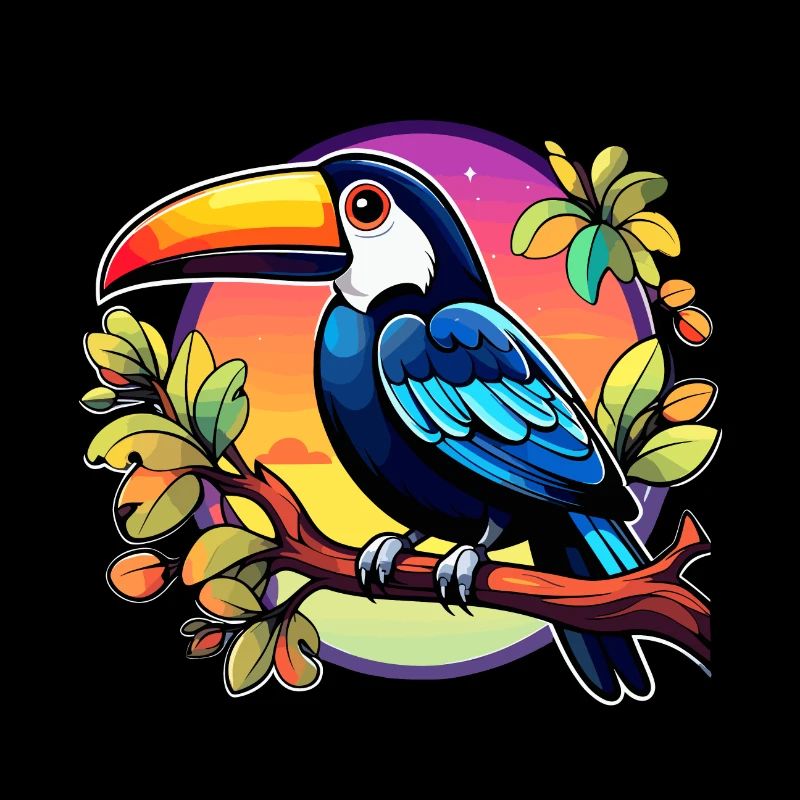 Tukan Vogel Illustration