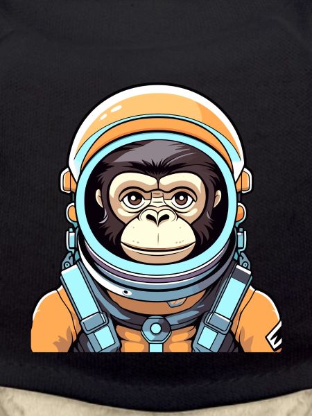 Monkey Astronaut Illustration