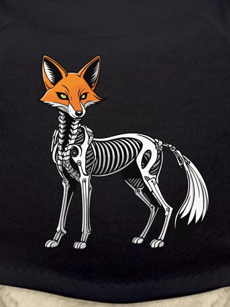 Fox Skeleton Illustration