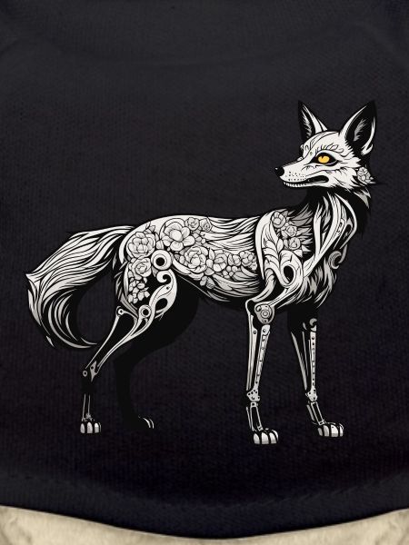 Fox Skeleton Illustration