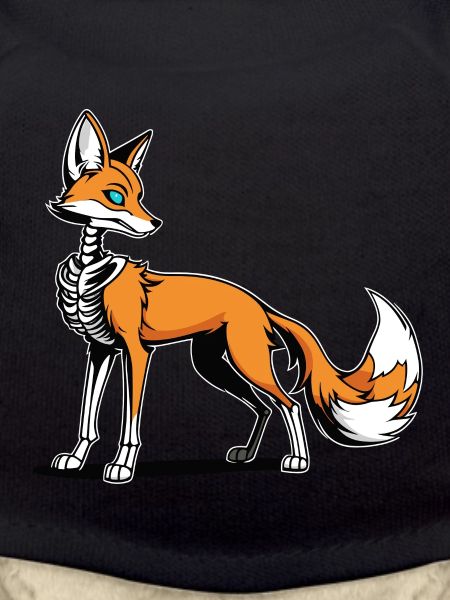 Fox Skeleton Illustration