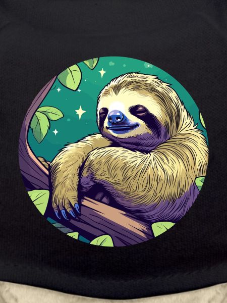 Sleeping Sloth Illustration