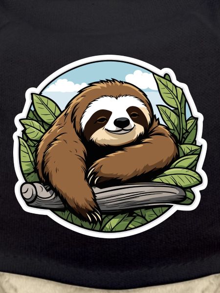 Sleeping Sloth Illustration