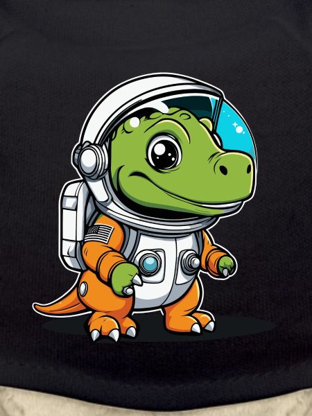 Dinosaur Astronaut Illustration