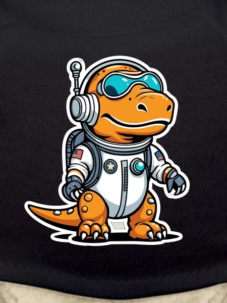 Dinosaur Astronaut Illustration
