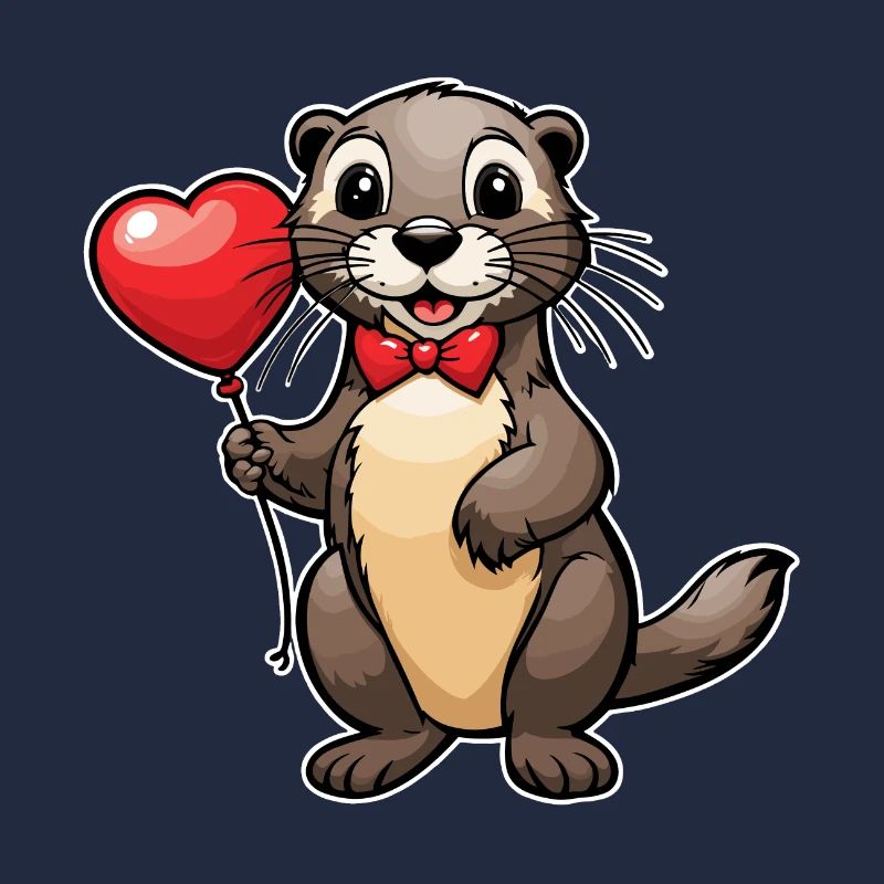 Otter Herz - Valentinstag
