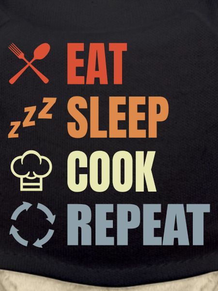 Eating, sleeping, cooking, repeating