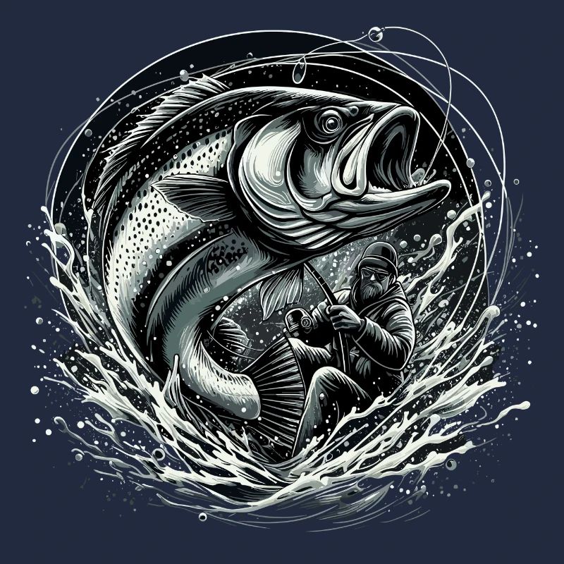 Pêcheur pêcheur dynamique cadeau