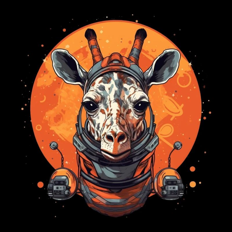 Astronaut Giraffe