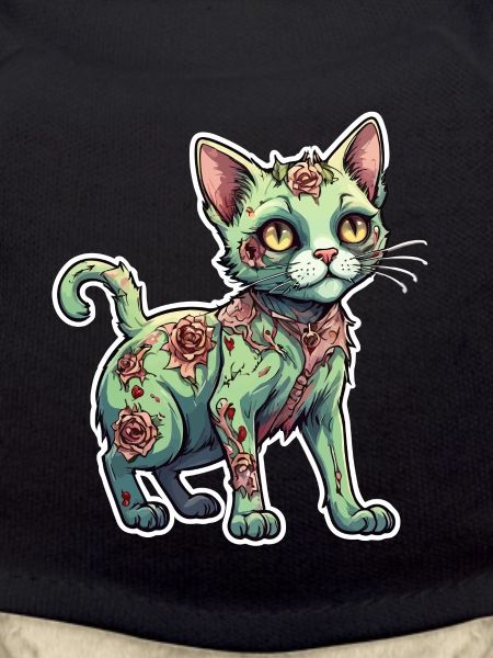 Zombie Cat Illustration