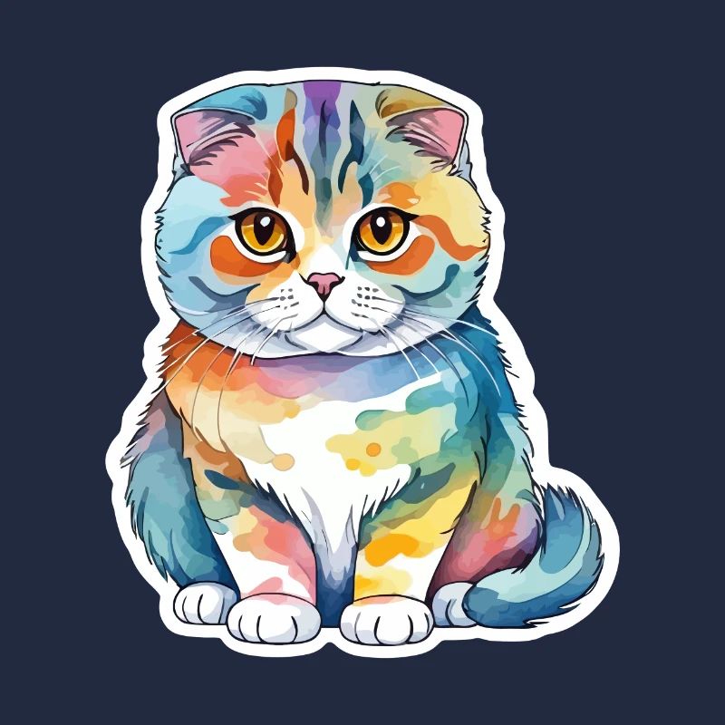 Scottish Fold Scottish Fold-Eared Cat