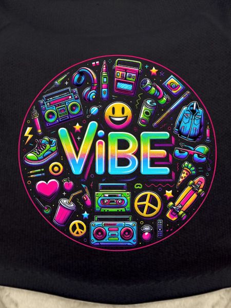 Retro Vibe: Neon Buzz