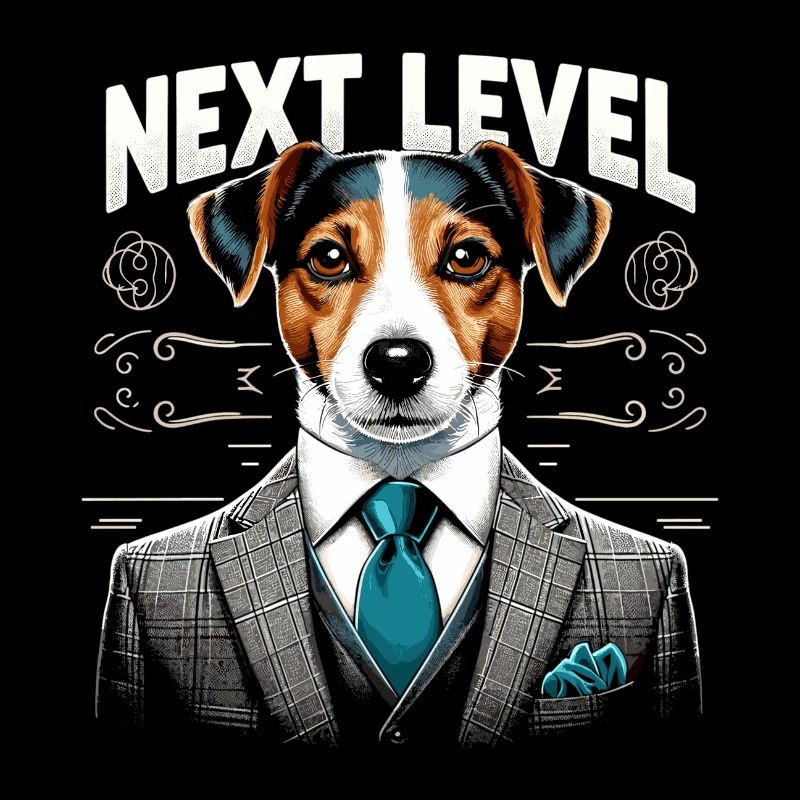 Jack Russell Terrier Suit Next Level Gift