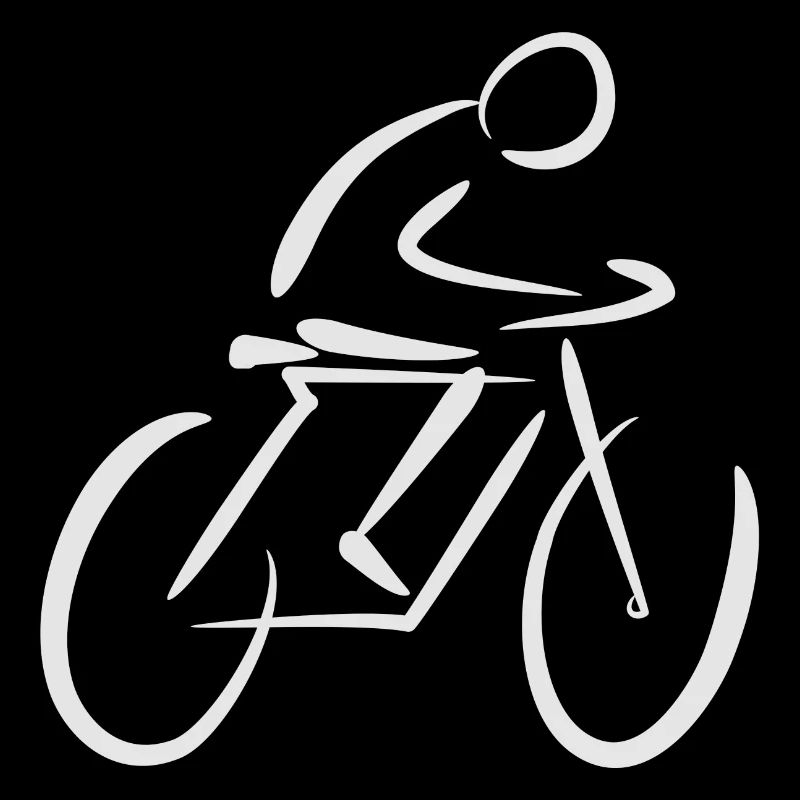 Cyclists on bicycles