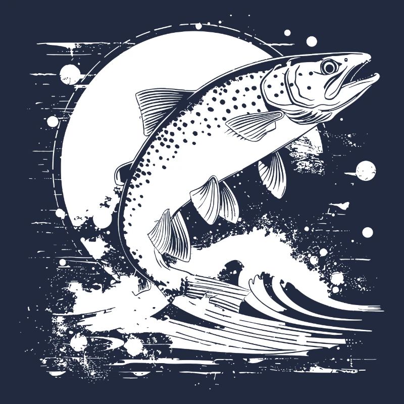 Fischerei Grafik