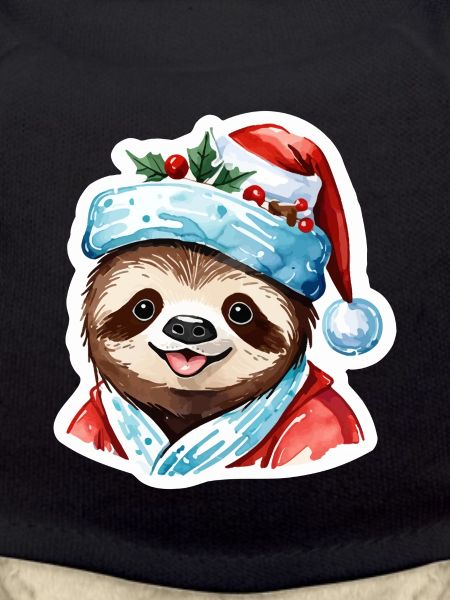 Sloth Christmas Drawing