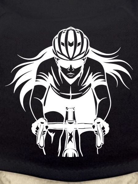 Female cyclist Drawing